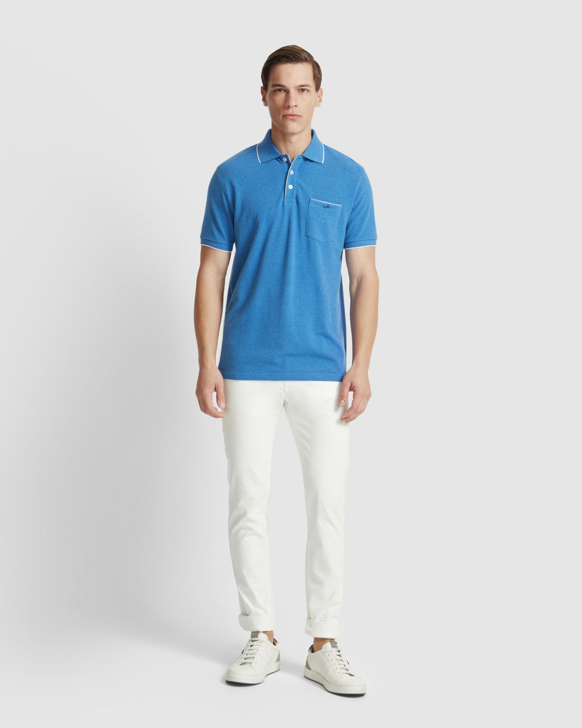 ROSCOE ORGANIC COTTON POLO MENS KNITS