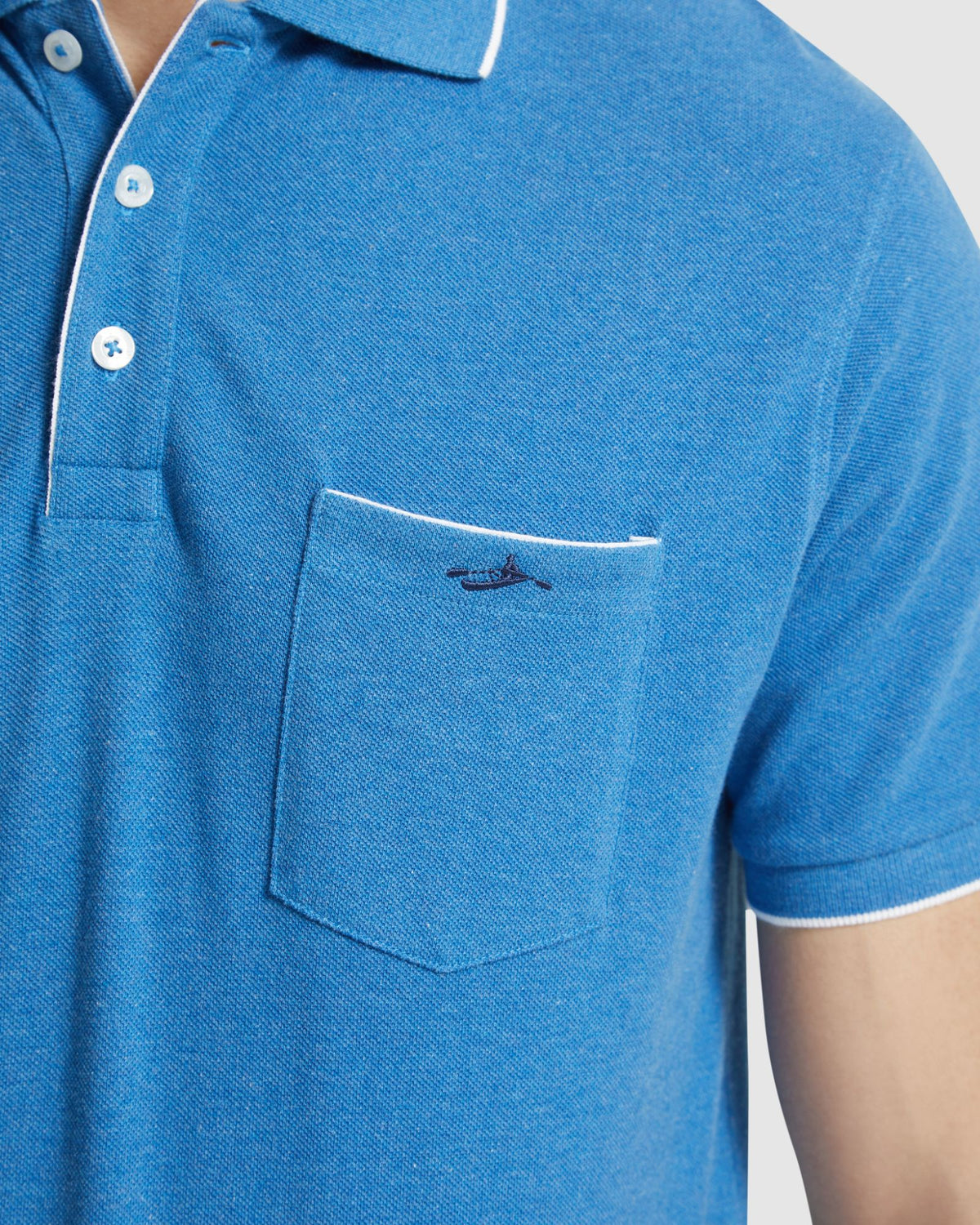 ROSCOE ORGANIC COTTON POLO MENS KNITS