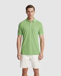 ROSCOE ORGANIC COTTON POLO MENS KNITS