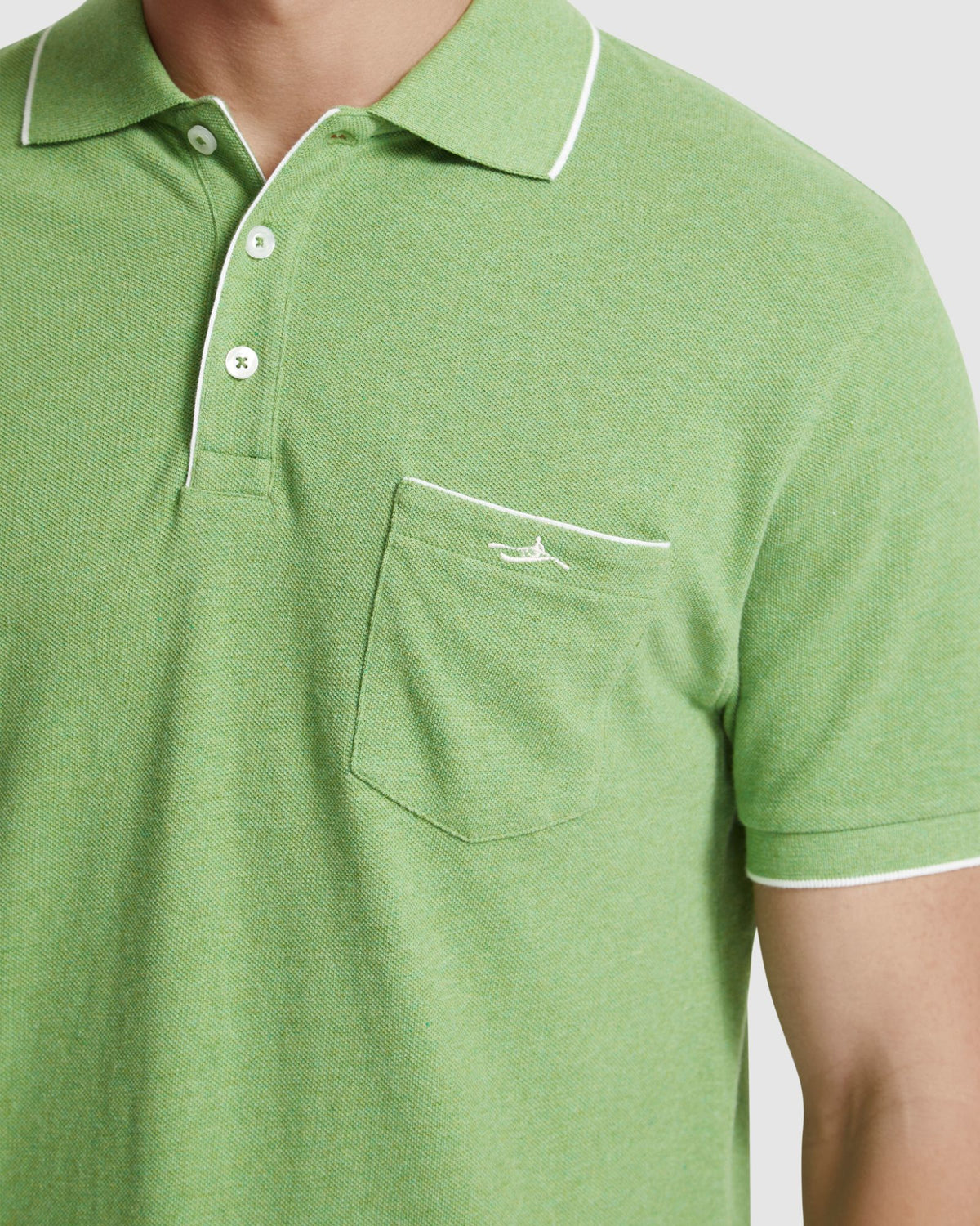 ROSCOE ORGANIC COTTON POLO MENS KNITS