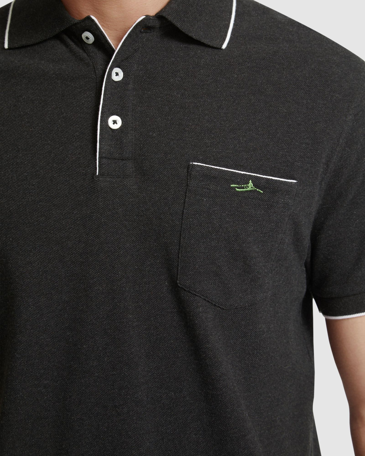 ROSCOE ORGANIC COTTON POLO MENS KNITS