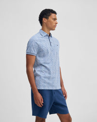 Milo Printed Jersey Polo MENS KNITS