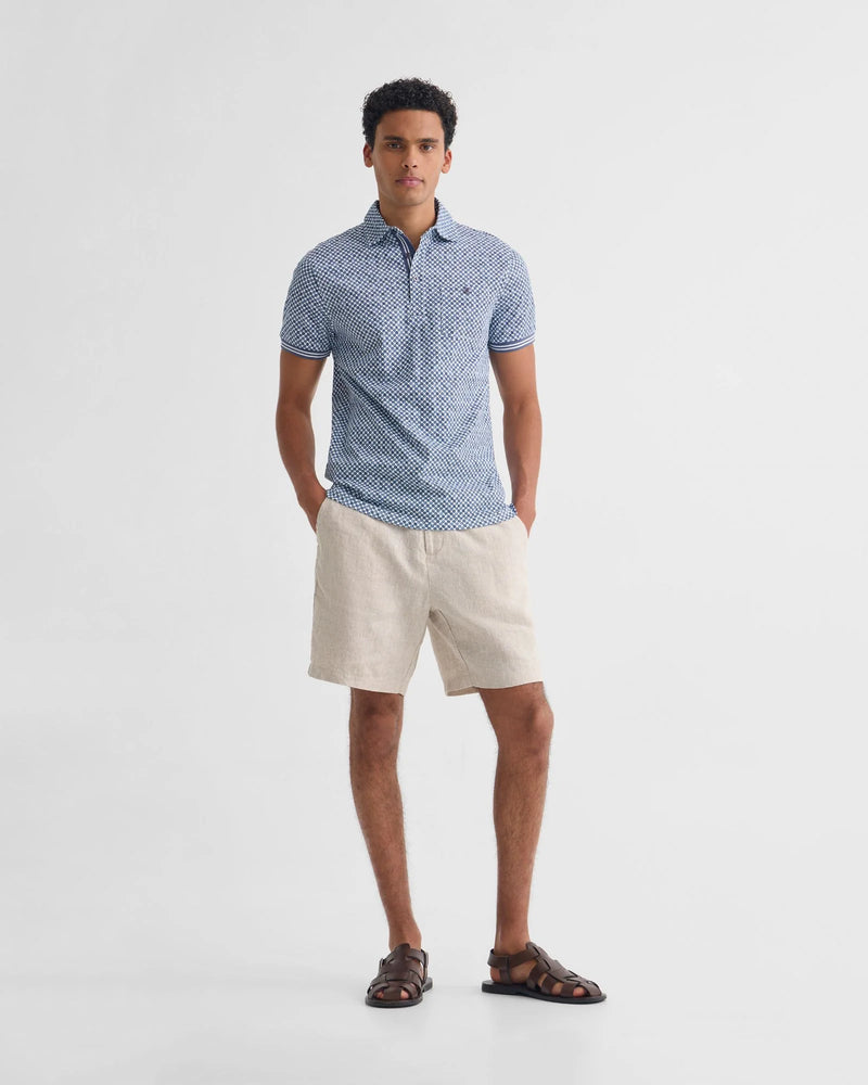 Milo Printed Jersey Polo With Pocket MENS KNITS