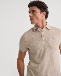 Milo Printed Jersey Polo With Pocket MENS KNITS