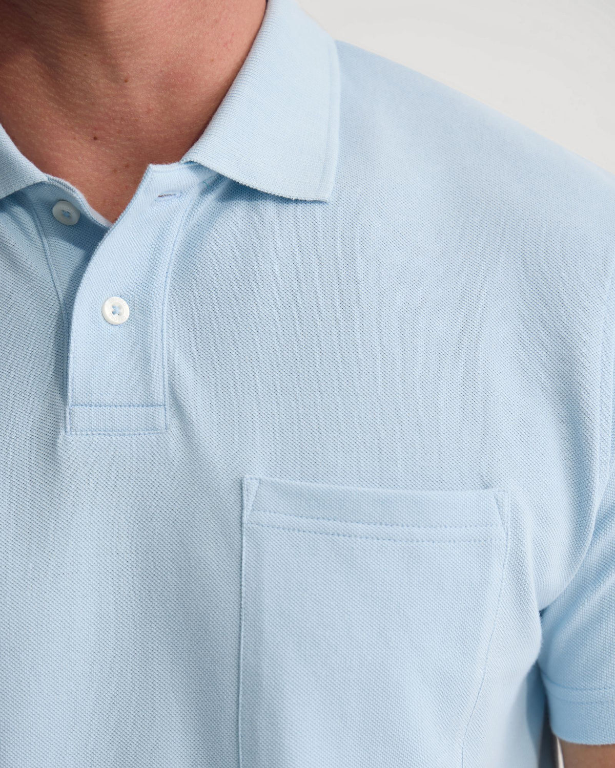 Theo Organic Cotton Pique Polo MENS KNITS