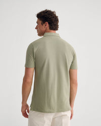 Theo Organic Cotton Pique Polo MENS KNITS