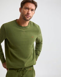 Leo Organic Cotton Sweatshirt MENS LOUNGEWEAR