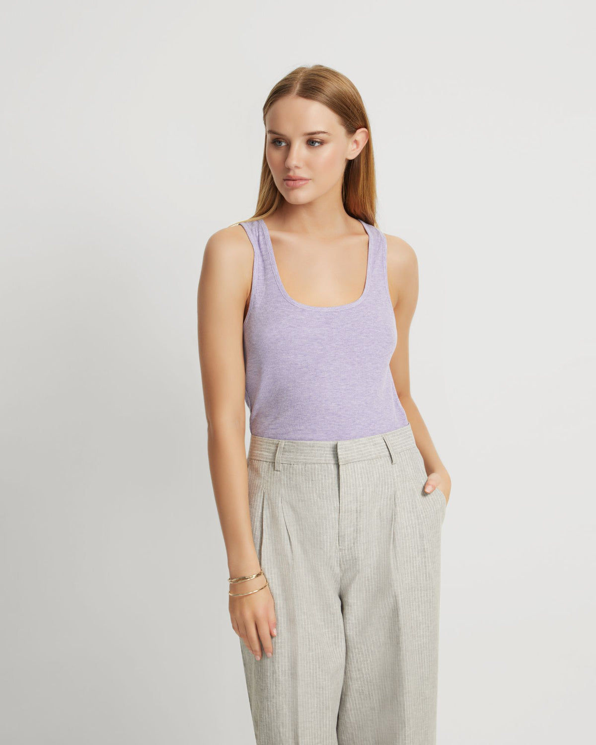 SANDY RIB TANK WOMENS TOPS