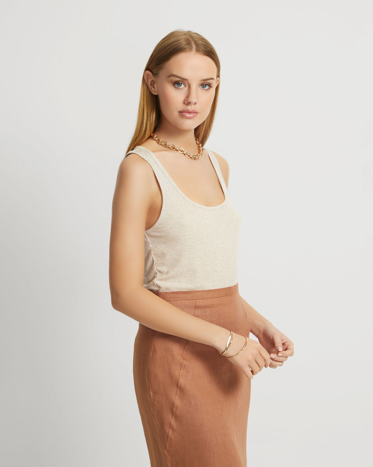 SANDY RIB TANK WOMENS TOPS