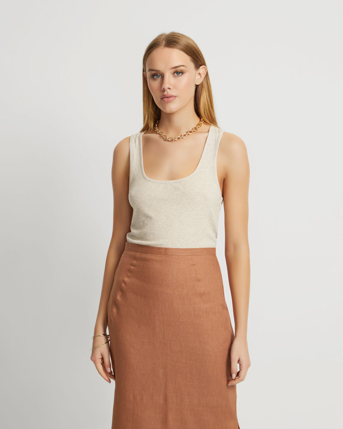 SANDY RIB TANK WOMENS TOPS