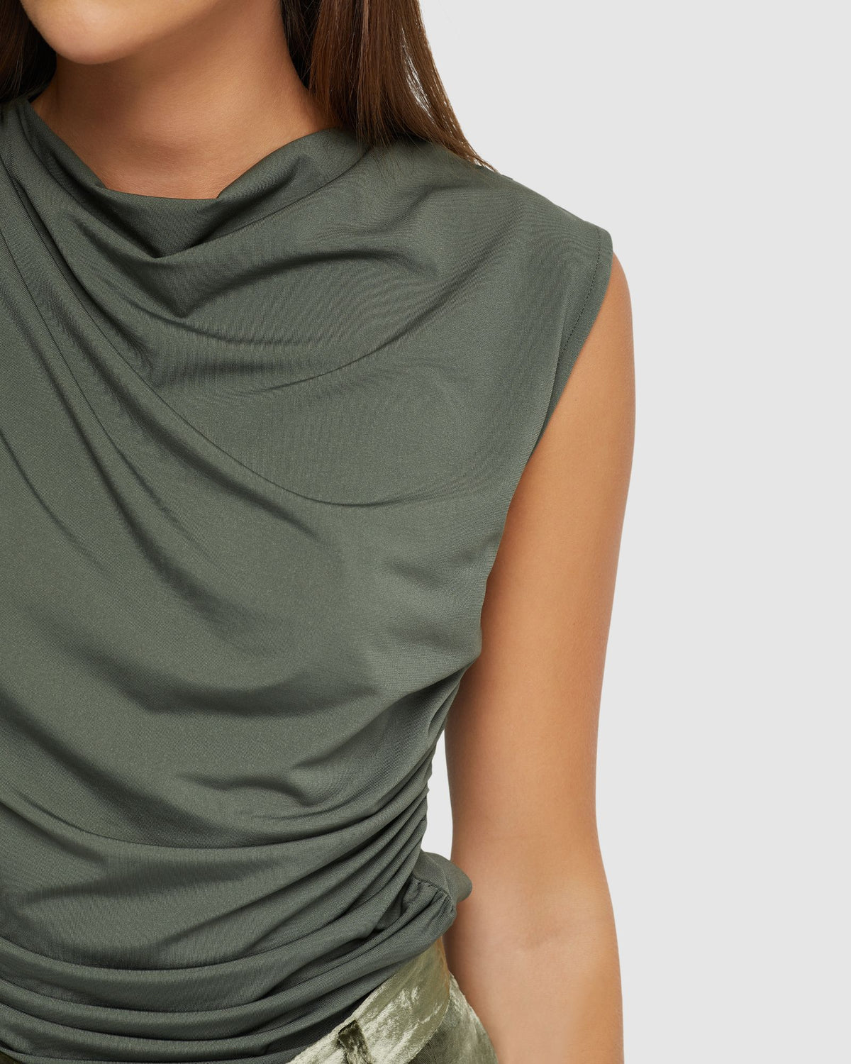 ASTRID JERSEY TOP WOMENS TOPS