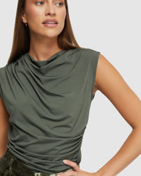 ASTRID JERSEY TOP WOMENS TOPS