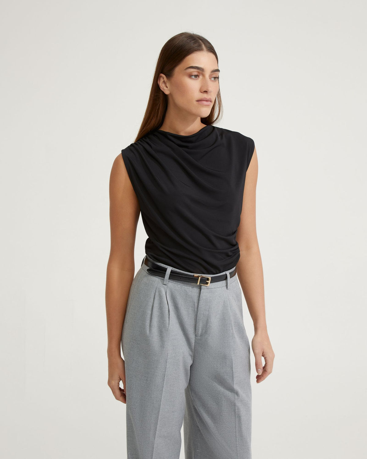 ASTRID JERSEY TOP WOMENS TOPS