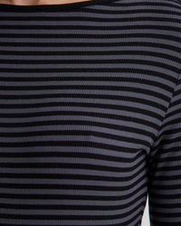 Erin Striped Boatneck Knit WOMENS TOPS