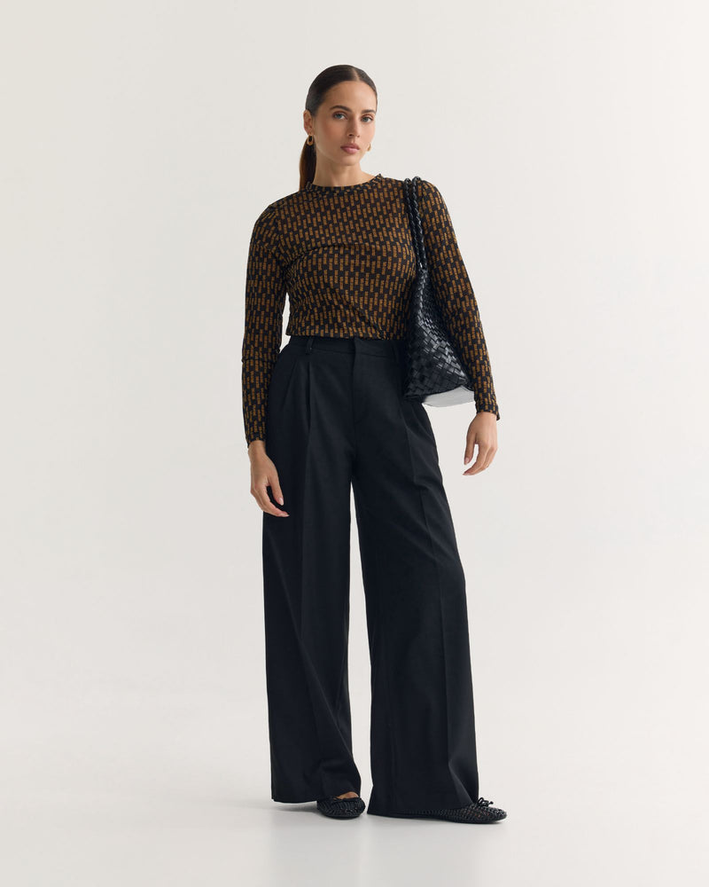 Camilla Printed Mesh Top WOMENS TOPS