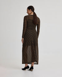 Eve Mesh Printed Dress WOMENS DRESSES