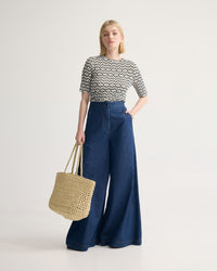 Imogen Printed Jersey Top WOMENS TOPS