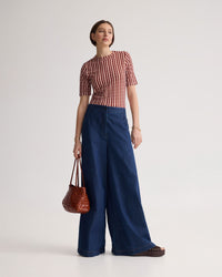 Imogen Printed Jersey Top WOMENS TOPS