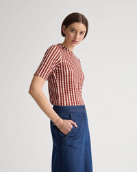 Imogen Printed Jersey Top WOMENS TOPS