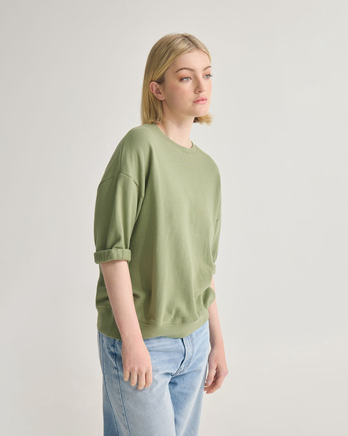Maeve French Terry Top WOMENS TOPS