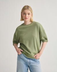 Maeve French Terry Top WOMENS TOPS