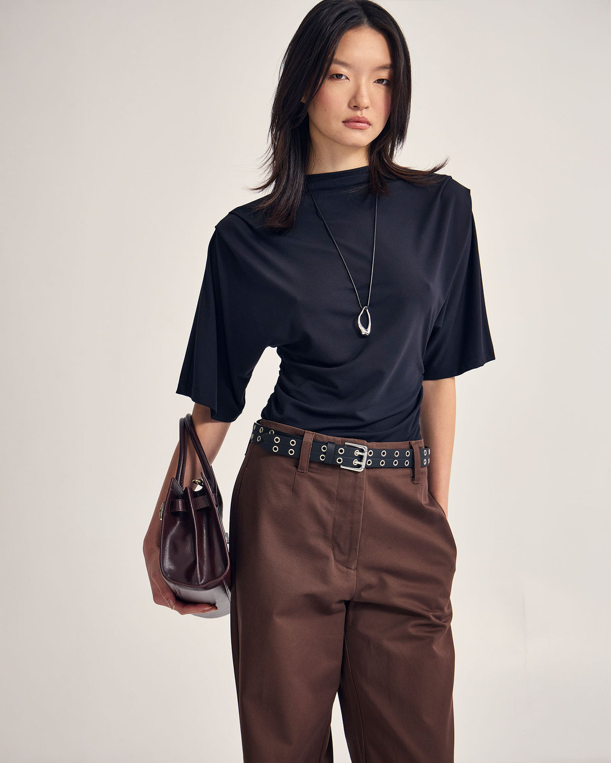 Rosie Stretch Jersey Top WOMENS TOPS