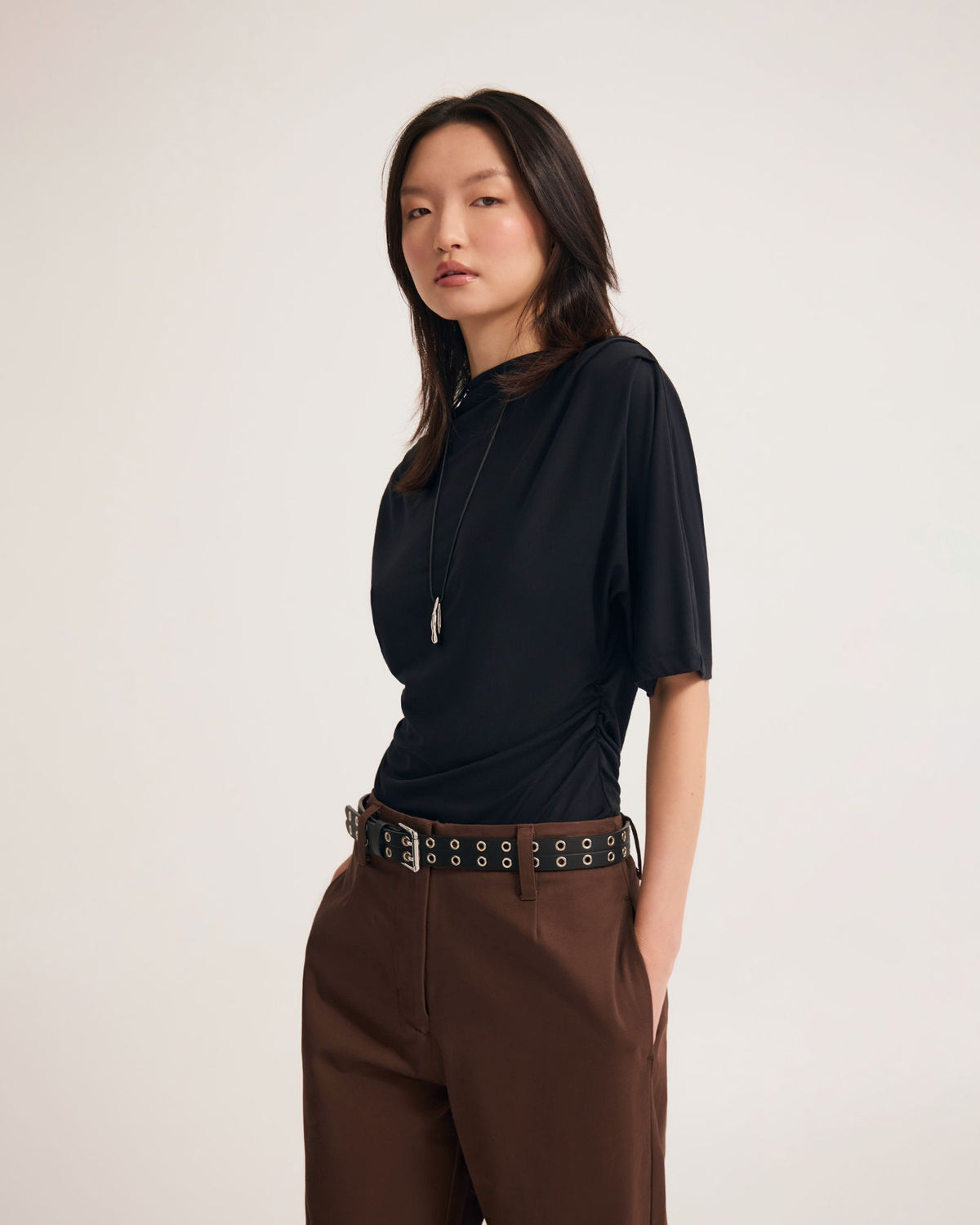 Rosie Stretch Jersey Top WOMENS TOPS