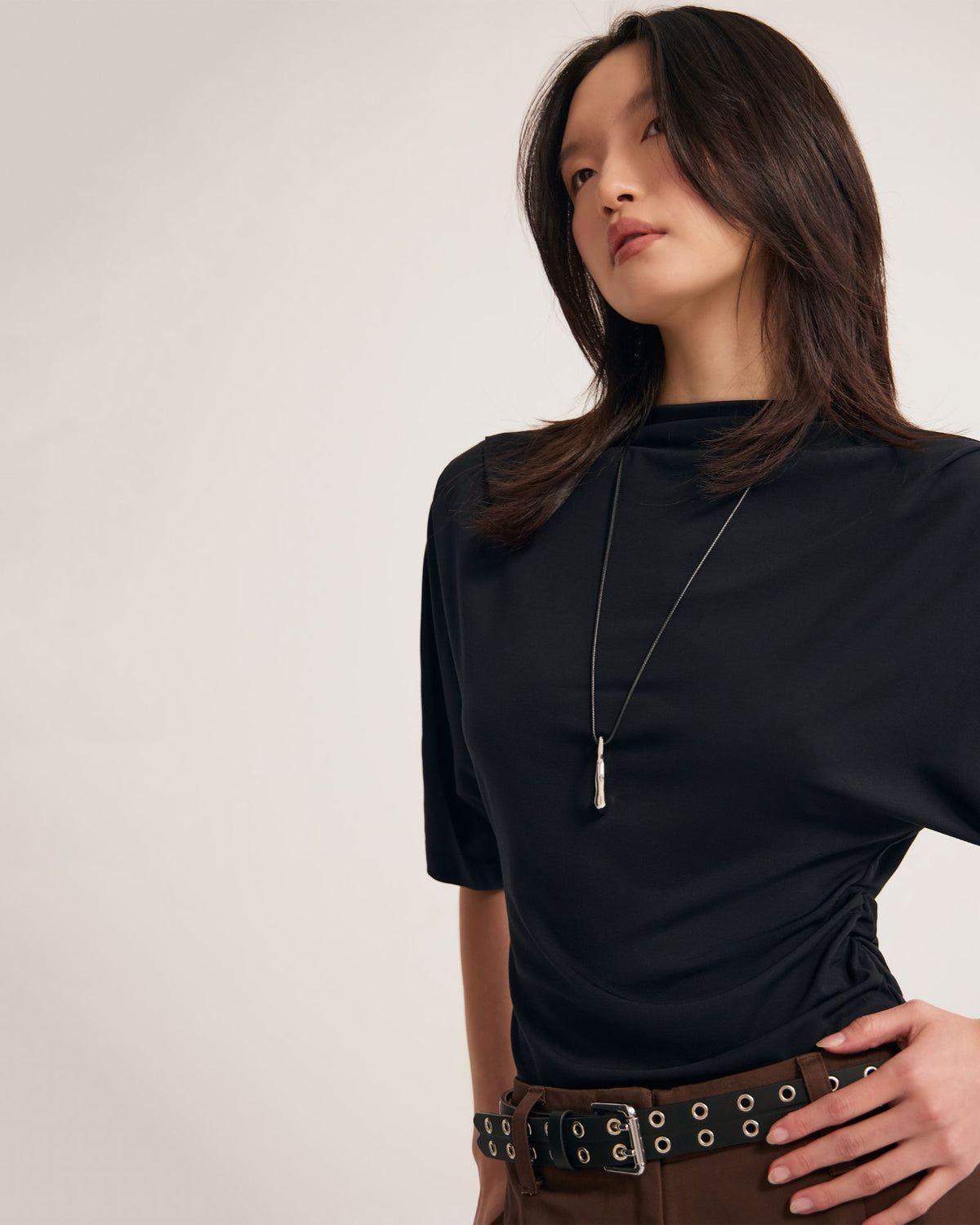 Rosie Stretch Jersey Top WOMENS TOPS