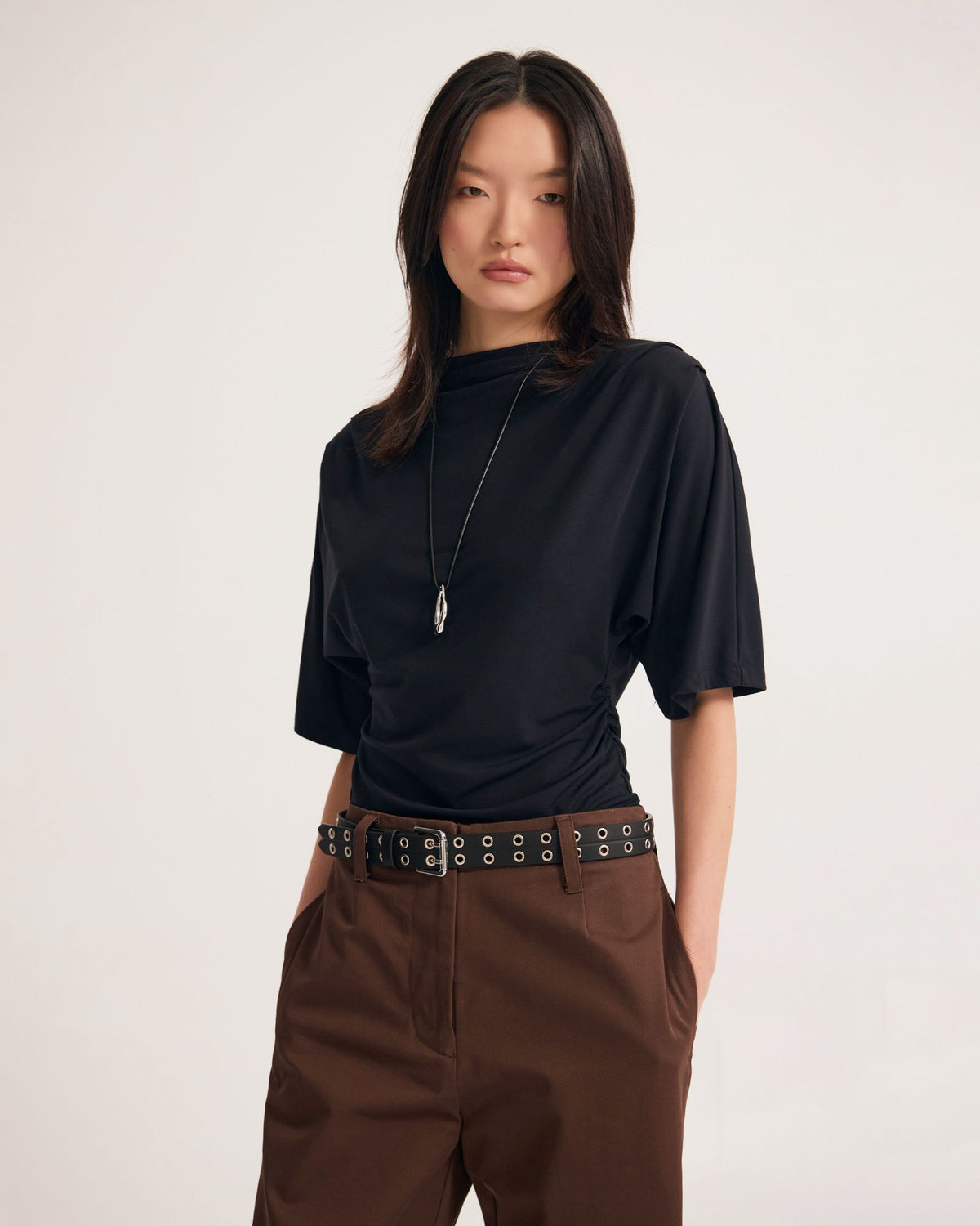 Rosie Stretch Jersey Top WOMENS TOPS