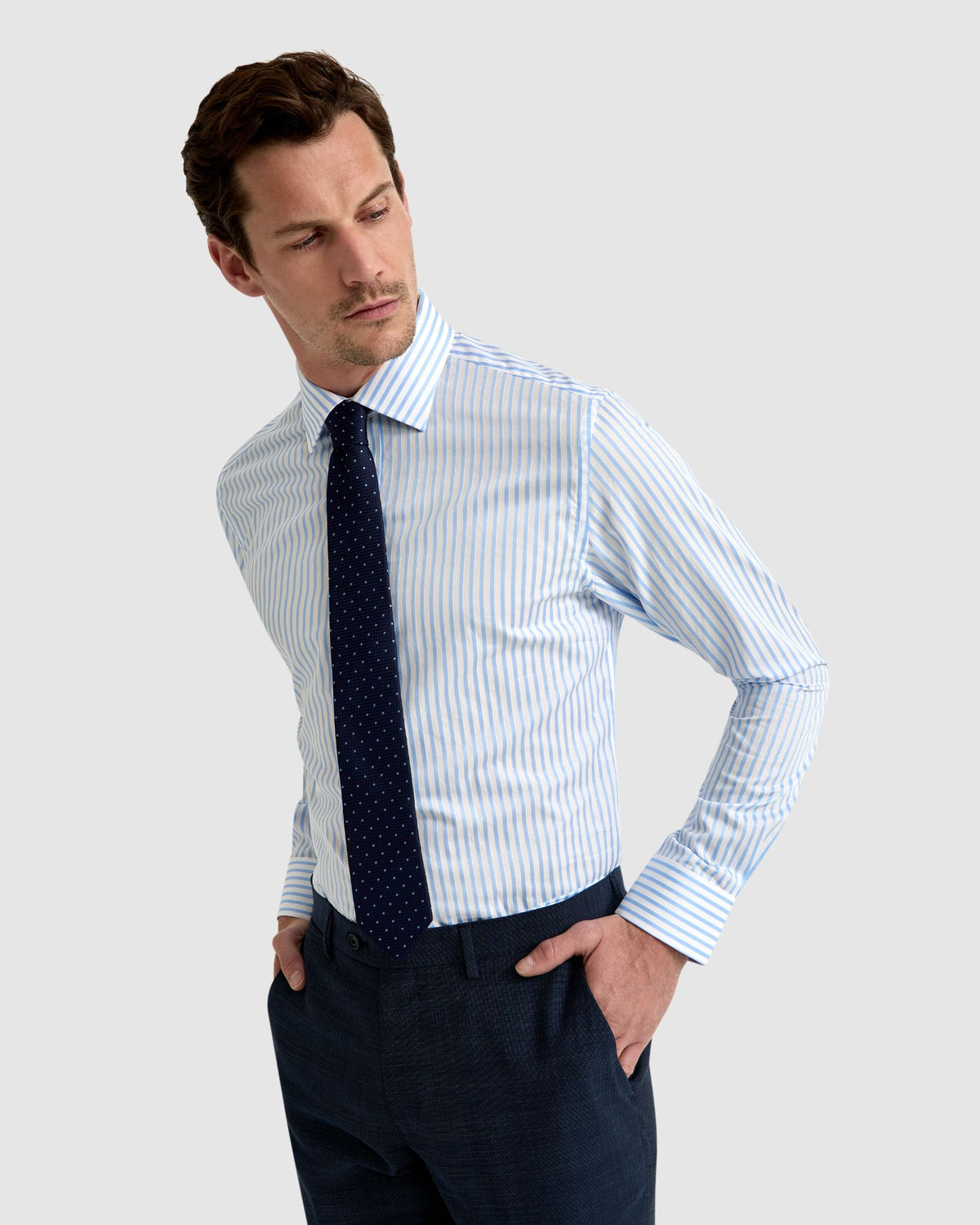 ISLINGTON STRIPE SHIRT MENS SHIRTS