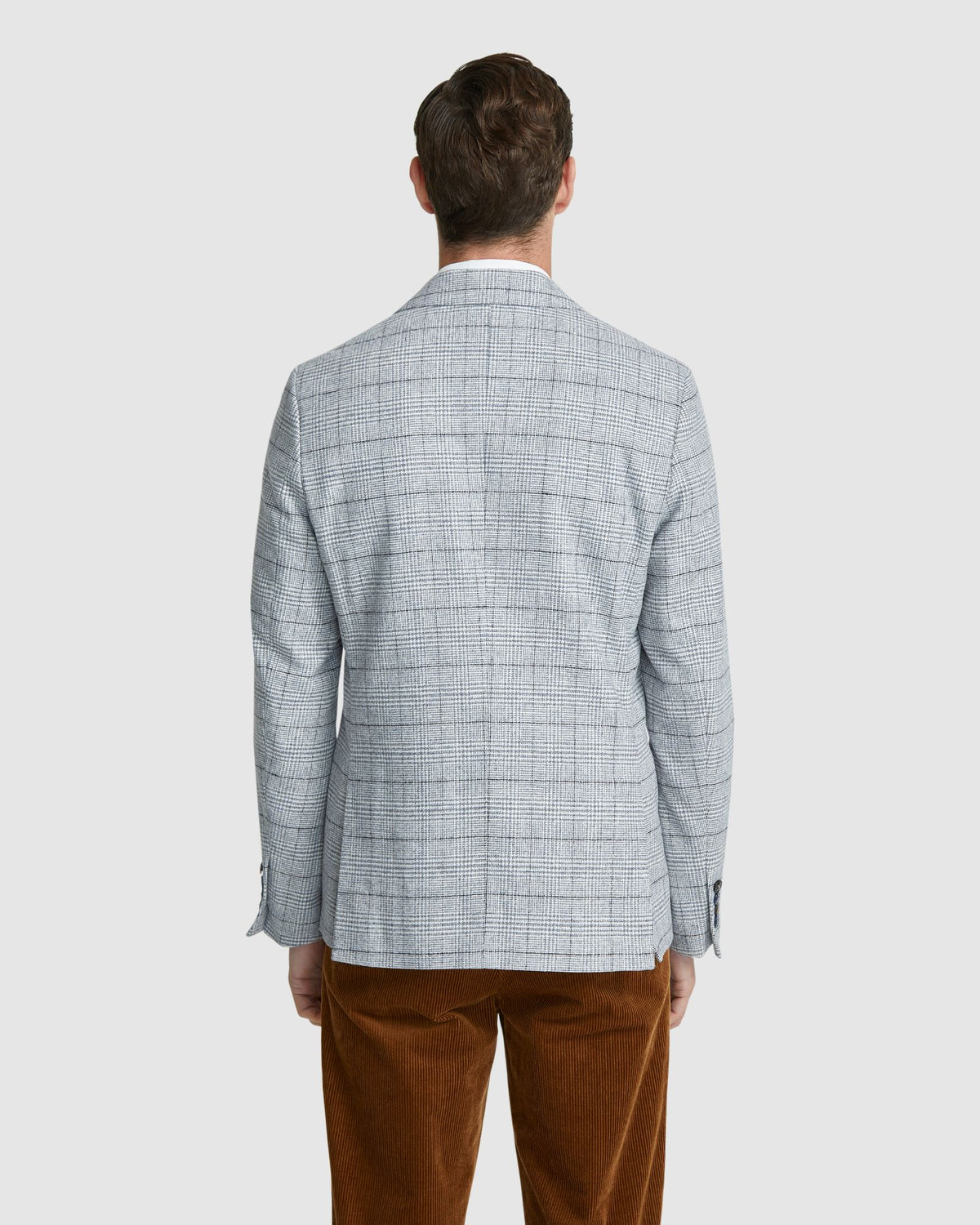 BLAKE WOOL BLEND CHECK BLAZER MENS JACKETS AND COATS
