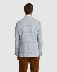 BLAKE WOOL BLEND CHECK BLAZER MENS JACKETS AND COATS