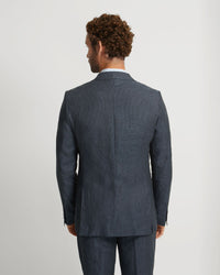 BYRON HALF LINED LINEN JACKET - AVAILABLE ~ 1-2 weeks MENS JACKETS AND COATS