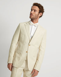 BYRON LINEN JACKET - AVAILABLE ~ 1-2 weeks MENS JACKETS AND COATS