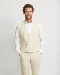 CLIVEDON DOUBLE BREAST WAISTCOAT - AVAILABLE ~ 1-2 weeks MENS JACKETS AND COATS