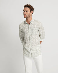 HOLLOWAY LINEN BLEND PRINTED SHIRT MENS SHIRTS