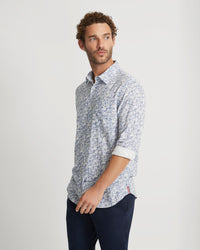 HOLLOWAY LINEN BLEND PRINTED SHIRT MENS SHIRTS