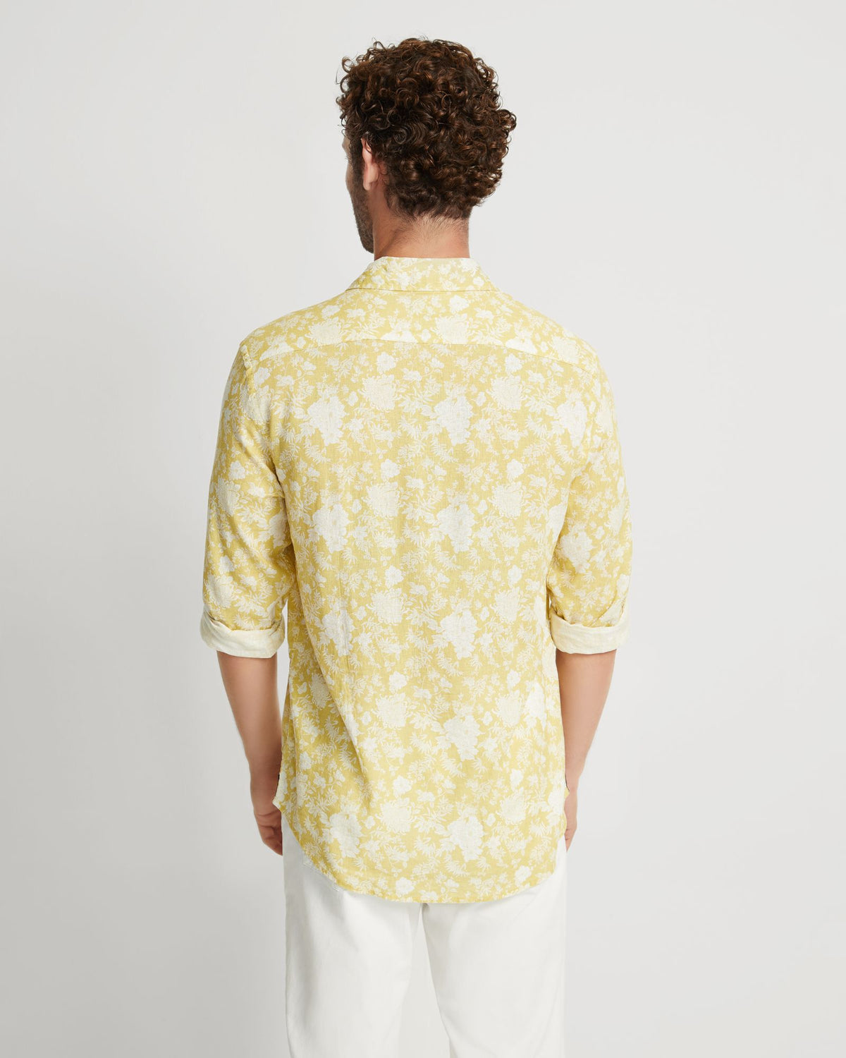 HOLLOWAY LINEN BLEND PRINTED SHIRT MENS SHIRTS