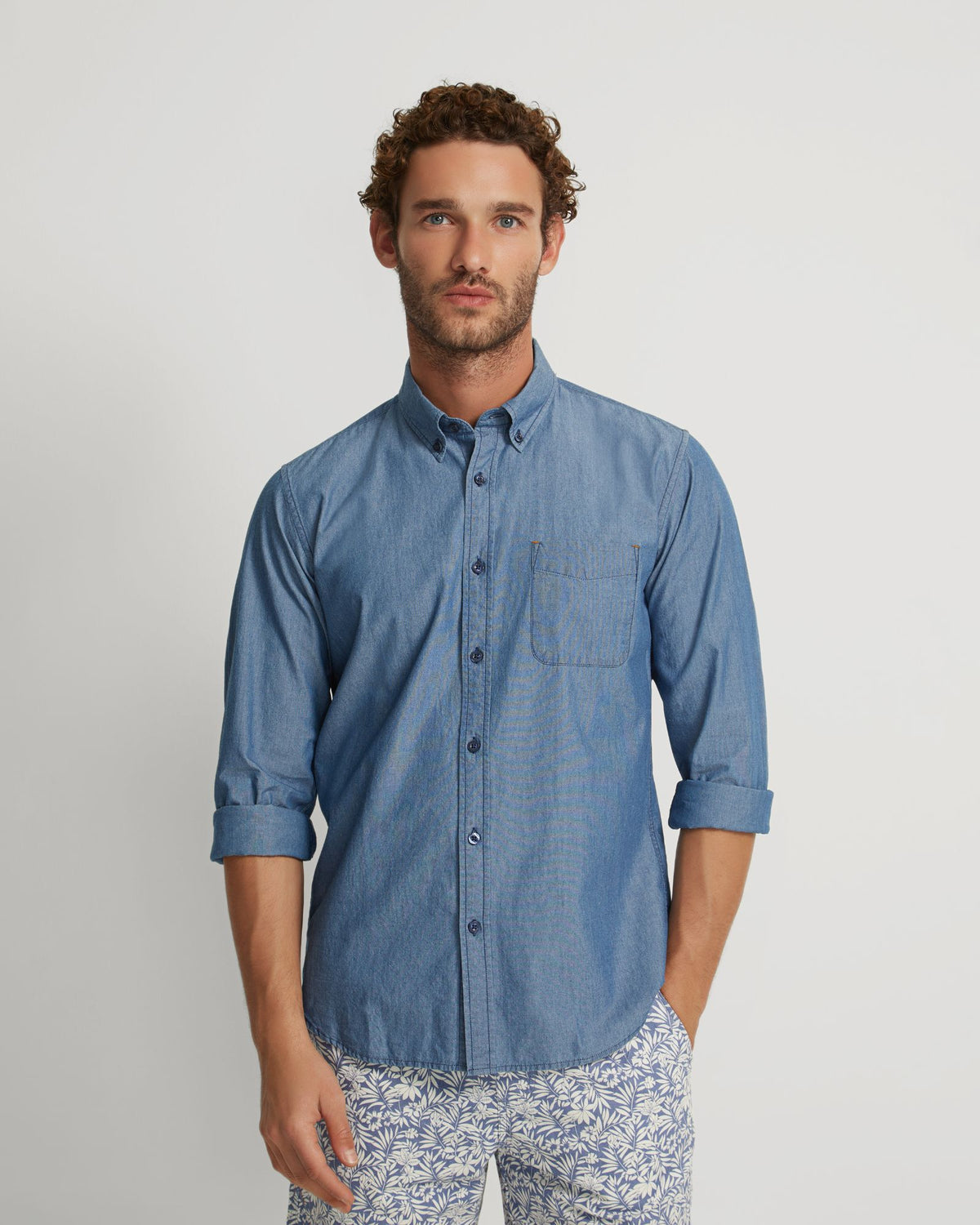 PORTLAND CHAMBRAY SHIRT MENS SHIRTS