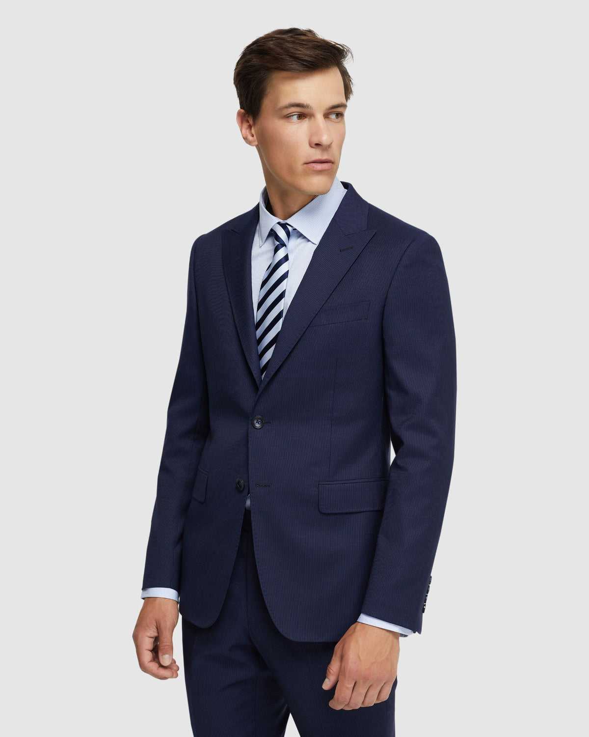 BYRON LUXURY HALF CANVAS SUIT JACKET MENS SUITS
