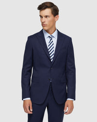 BYRON LUXURY HALF CANVAS SUIT JACKET MENS SUITS