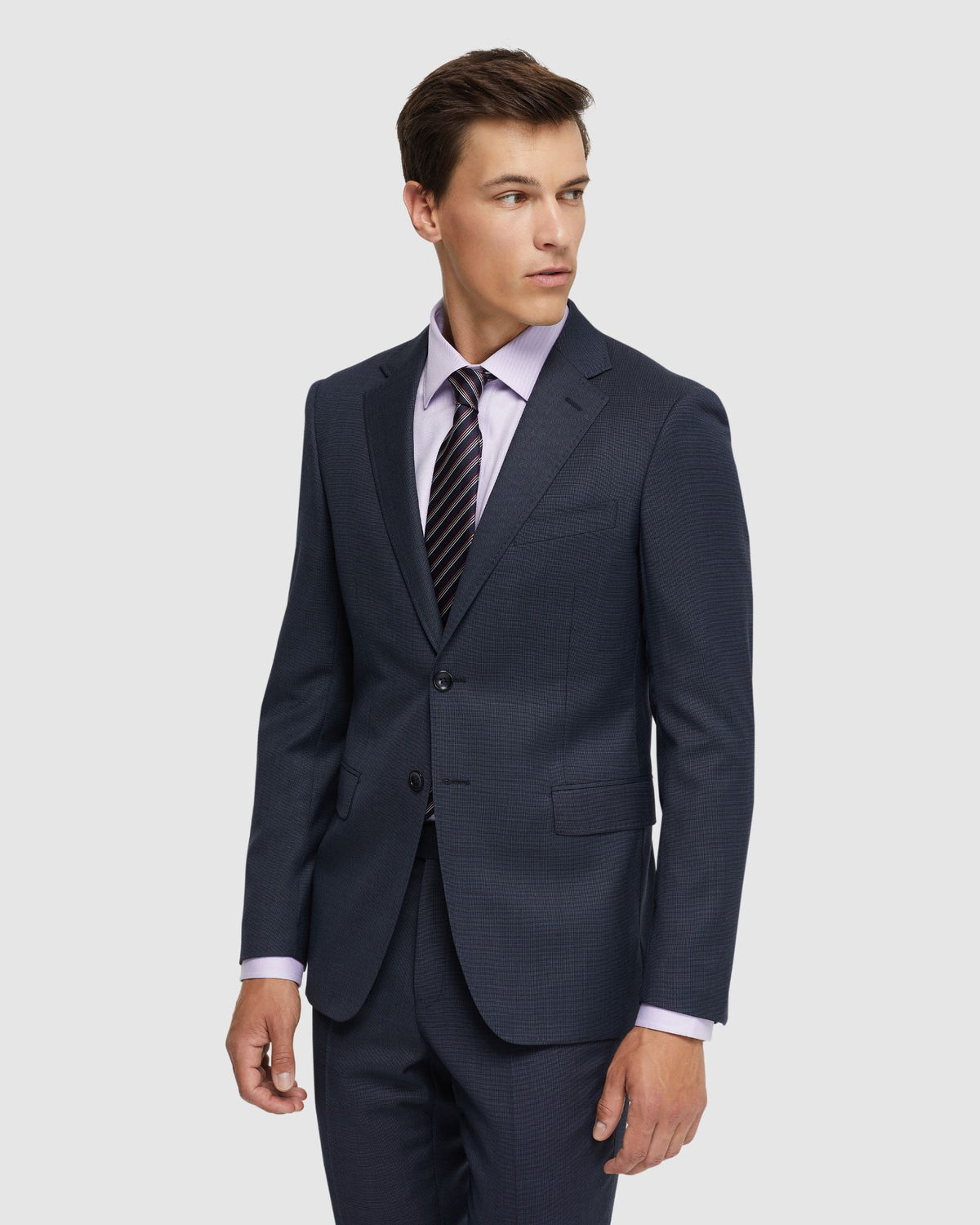 BYRON LUXURY HALF CANVAS SUIT JACKET MENS SUITS