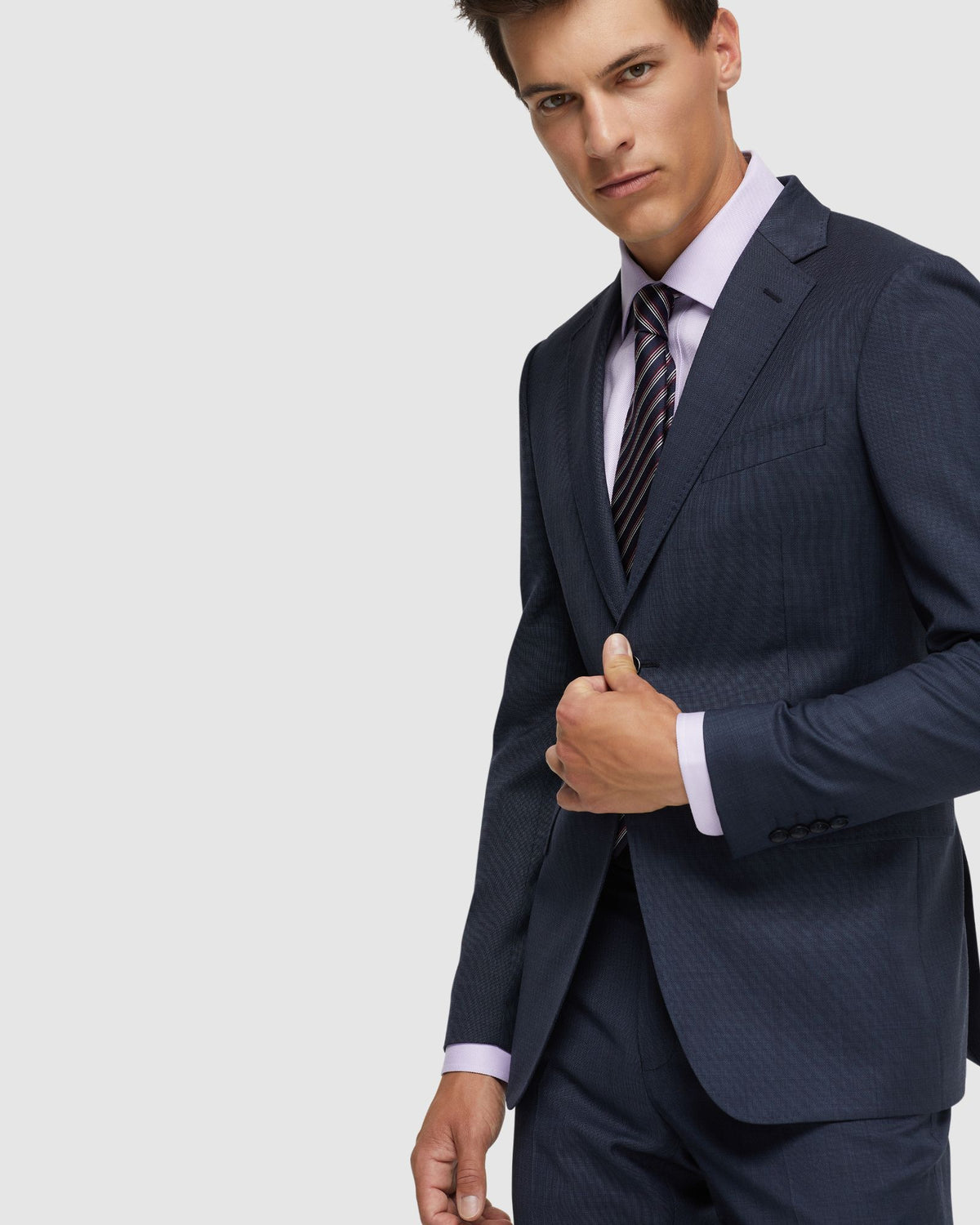 BYRON LUXURY HALF CANVAS SUIT JACKET MENS SUITS