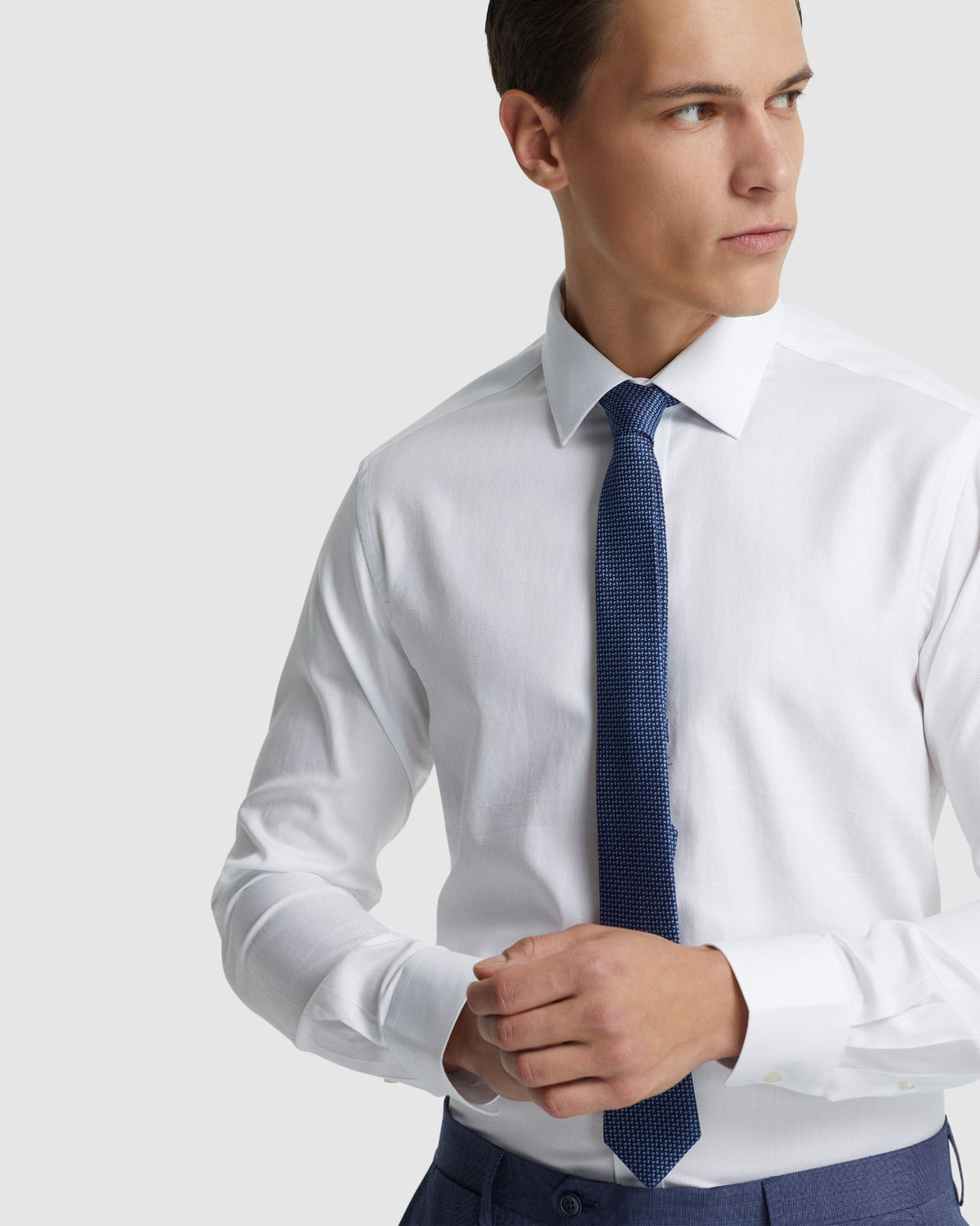 BECKTON DOBBY SHIRT MENS SHIRTS