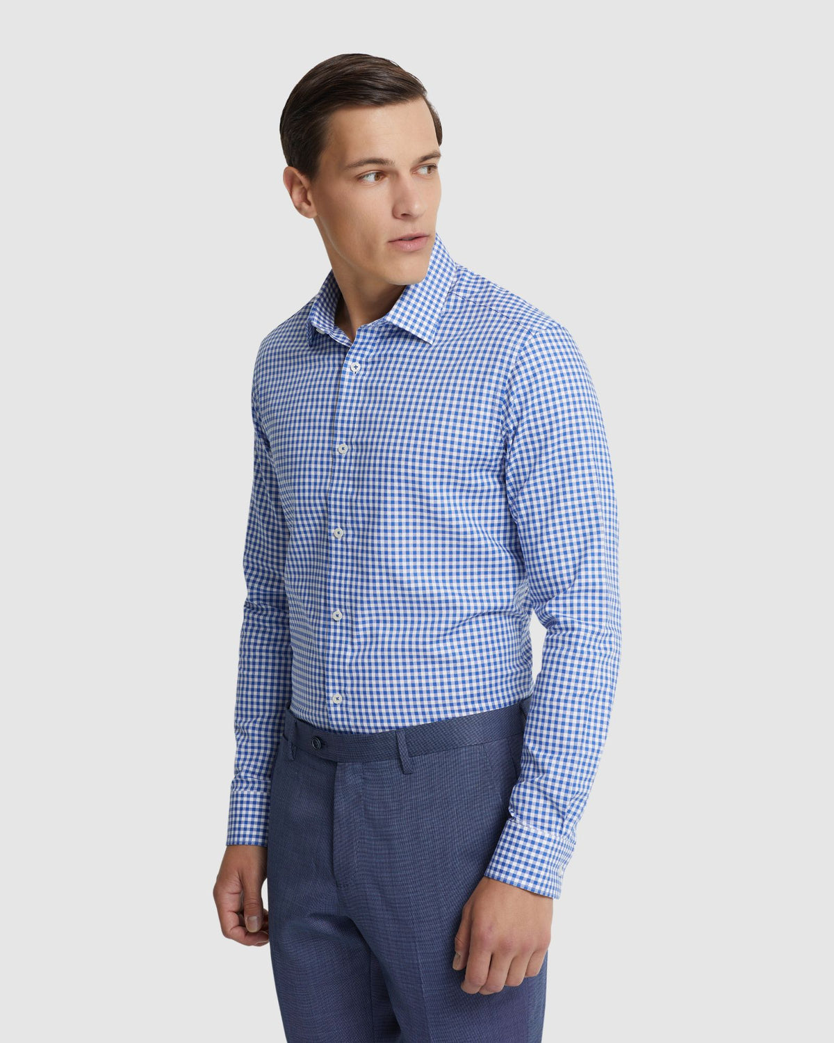 BECKTON GINGHAM CHECK SHIRT MENS SHIRTS