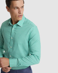 BECKTON GINGHAM CHECK SHIRT MENS SHIRTS