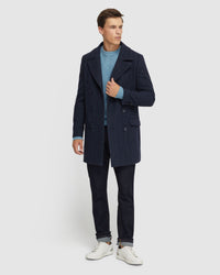 MASON HERRINGBONE WOOL RICH COAT MENS JACKETS AND COATS