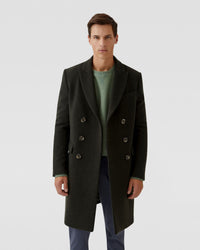 Atticus Wool Rich Twill Coat