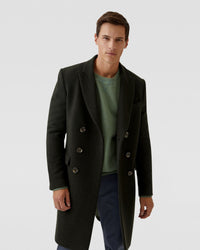 Atticus Wool Rich Twill Coat