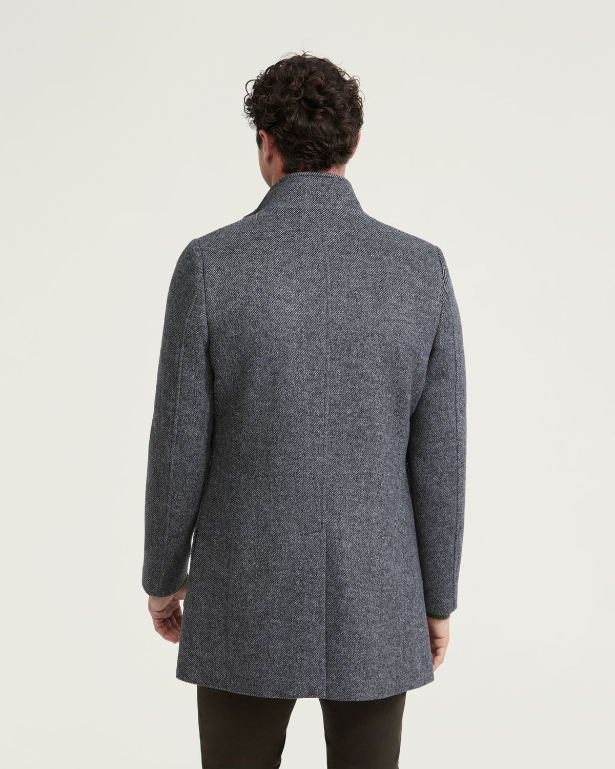 Wilson Wool Blend Twill Overcoat